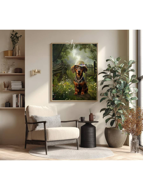 Spring Theme Pet Customized Photo Paintings