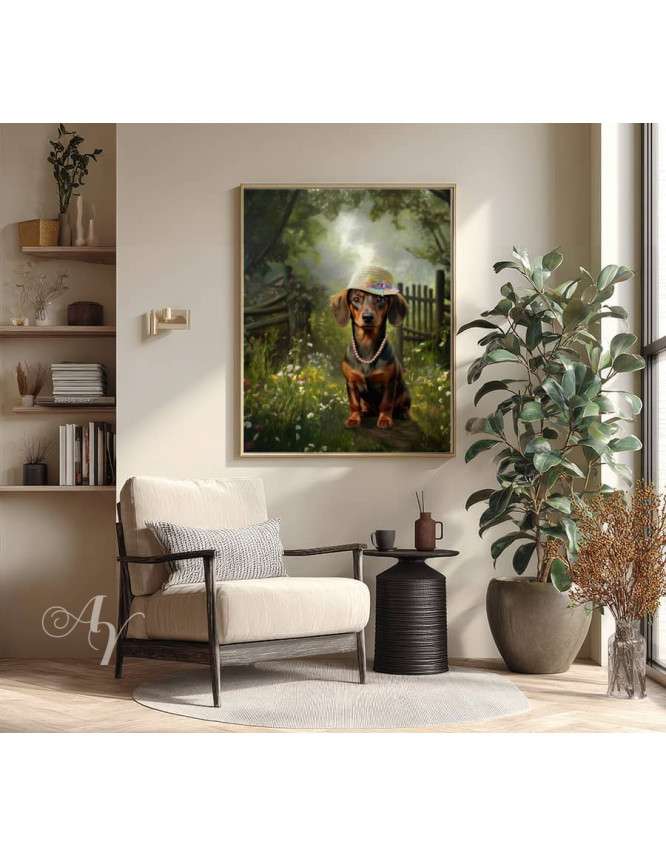 Spring Theme Pet Customized Photo Paintings