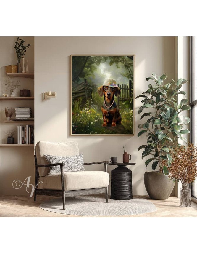 Spring Theme Pet Customized Photo Paintings Spring Theme Pet Customized Photo Paintings