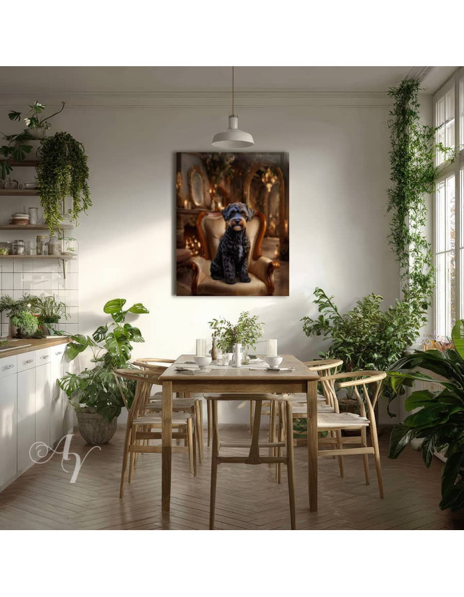 Victorian Great Room Pet Customized Photo Paintings