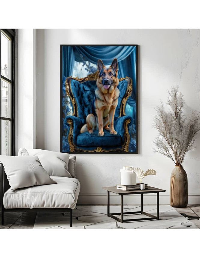 Victorian Blue Studio Pet Customized Photo Paintings Victorian Blue Studio Pet Customized Photo Paintings