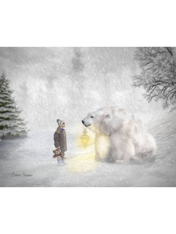Child Winter - Holiday Customized Photo Paintings