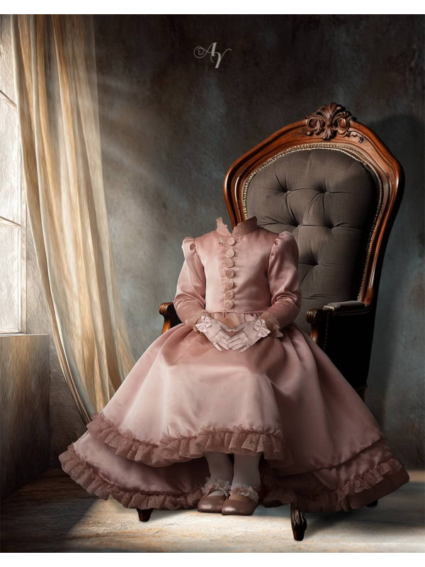 Victorian Sunlit Window Child Customized Photo Paintings