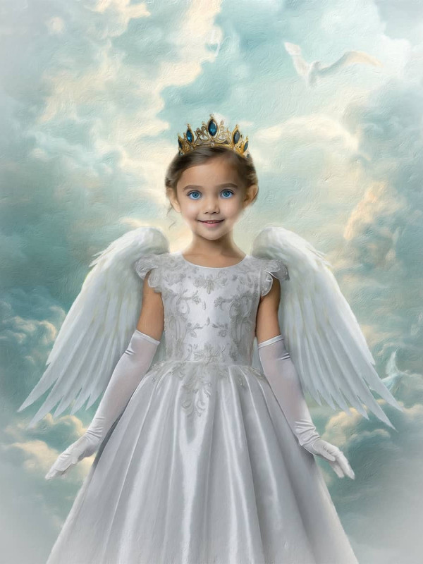 Child Angel Customized Photo Paintings