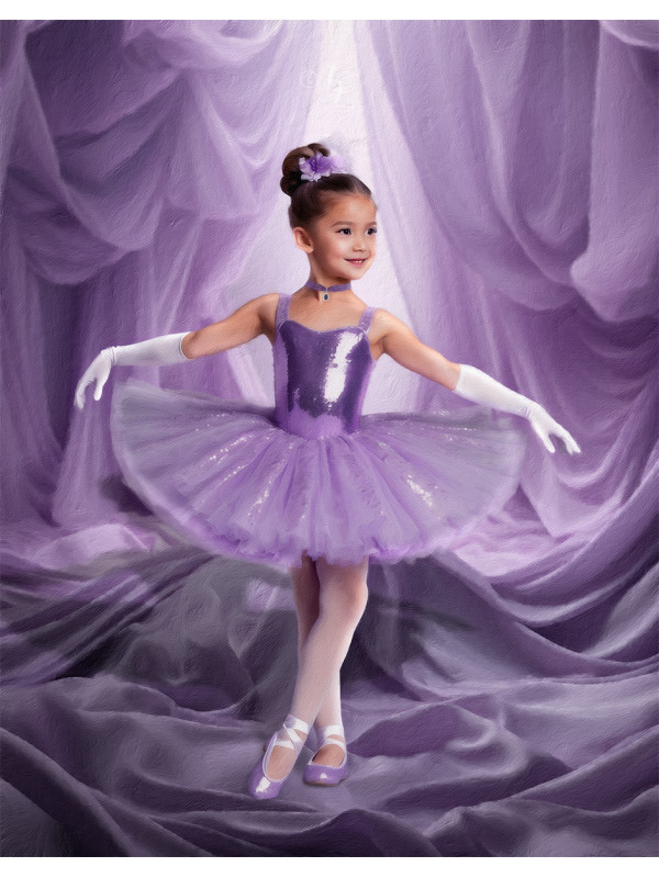 Child Ballerina Fairytale Customized Photo Paintings