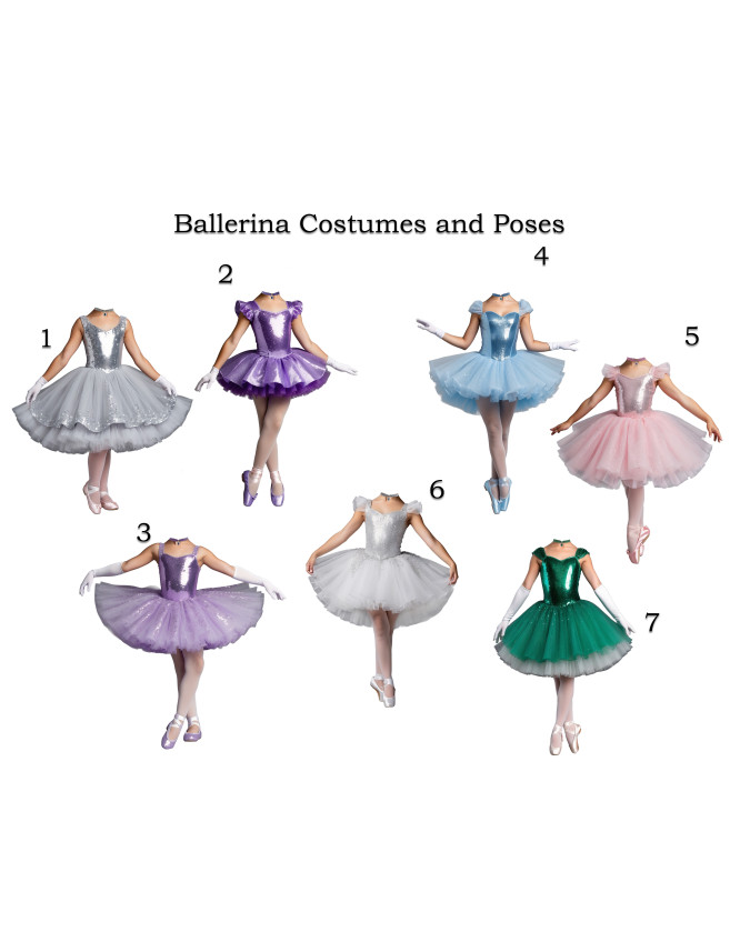 Child Ballerina Fairytale Customized Photo Paintings Child Ballerina Fairytale Customized Photo Paintings