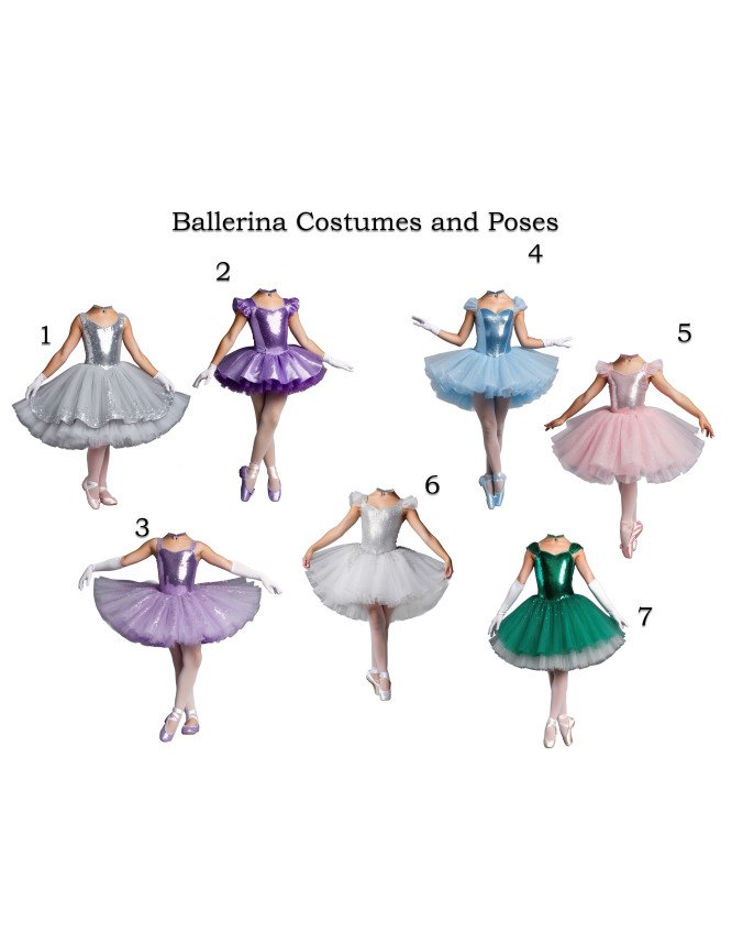 Child Ballerina Fairytale Customized Photo Paintings Child Ballerina Fairytale Customized Photo Paintings