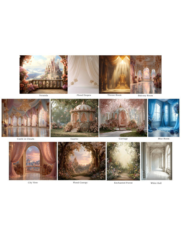 Child Princess Fairytale Customized Photo Paintings