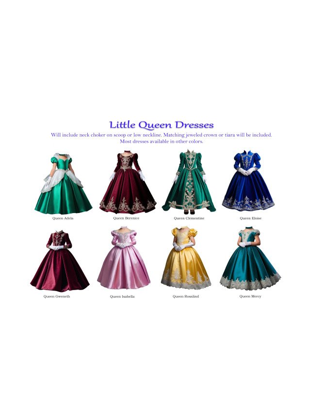 Child Queen Fairytale Customized Photo Paintings Child Queen Fairytale Customized Photo Paintings