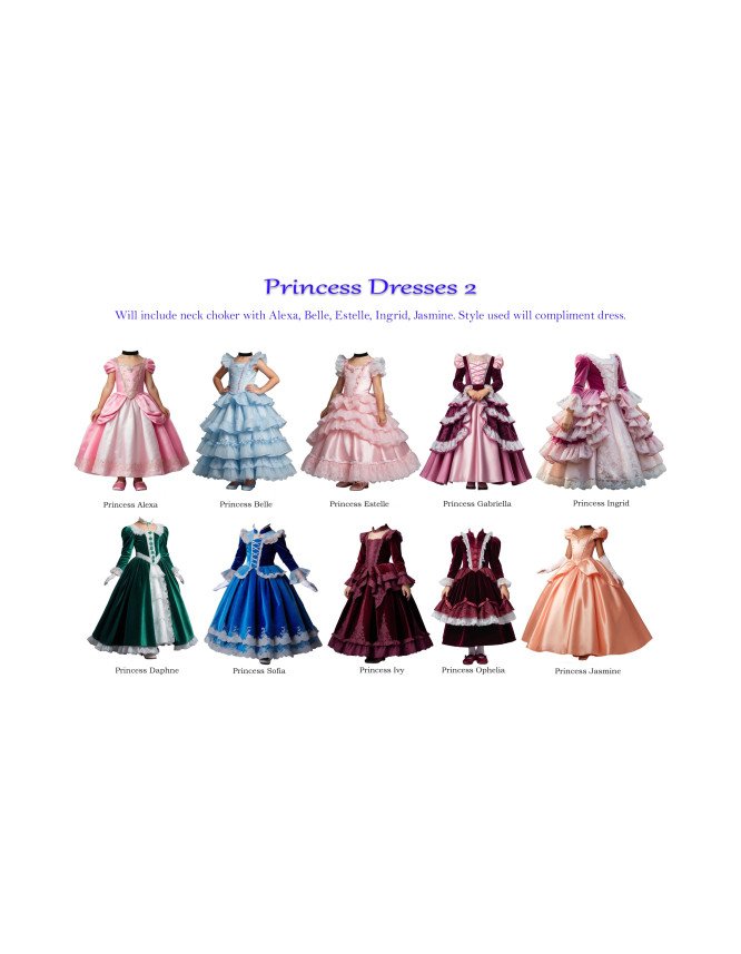 Child Ice Castle Princess Customized Photo Paintings