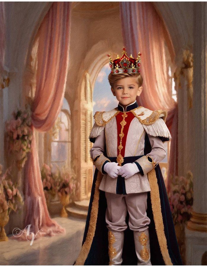 Child King Fantasy Customized Photo Paintings Child King Fantasy Customized Photo Paintings