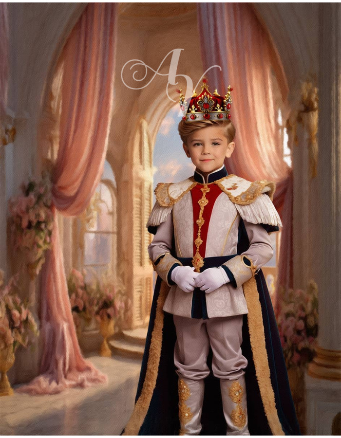 Child King Fantasy Customized Photo Paintings Child King Fantasy Customized Photo Paintings