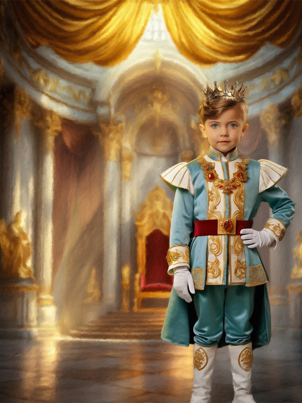 Child King Fantasy Customized Photo Paintings