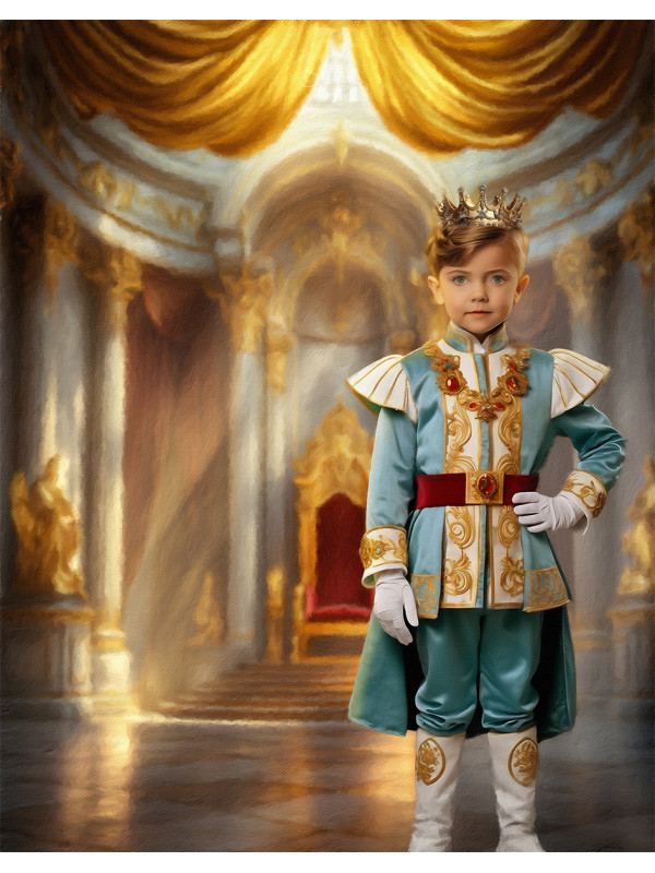 Child King Fantasy Customized Photo Paintings