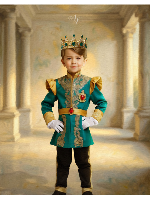Child King Fantasy Customized Photo Paintings