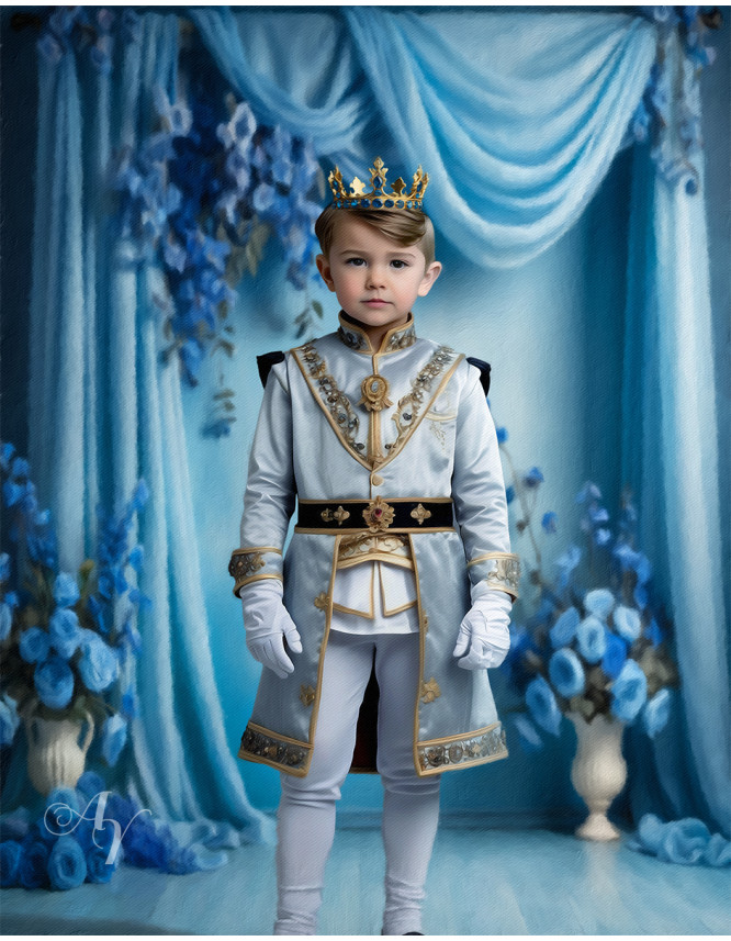 Child King Fantasy Customized Photo Paintings Child King Fantasy Customized Photo Paintings