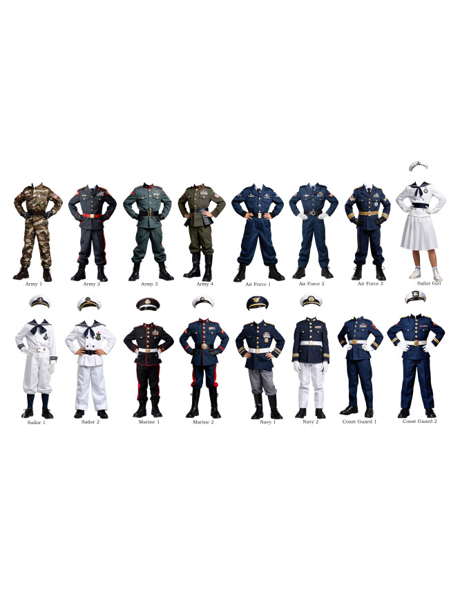 Child Military Customized Photo Painting - Boys and Girls Child Military Customized Photo Painting - Boys and Girls