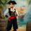 Child Pirate Customized Photo Paintings - Boys and Girls