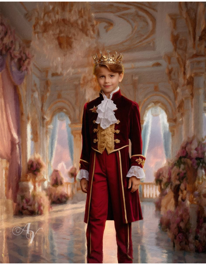 Child Prince Fantasy Customized Photo Paintings Child Prince Fantasy Customized Photo Paintings