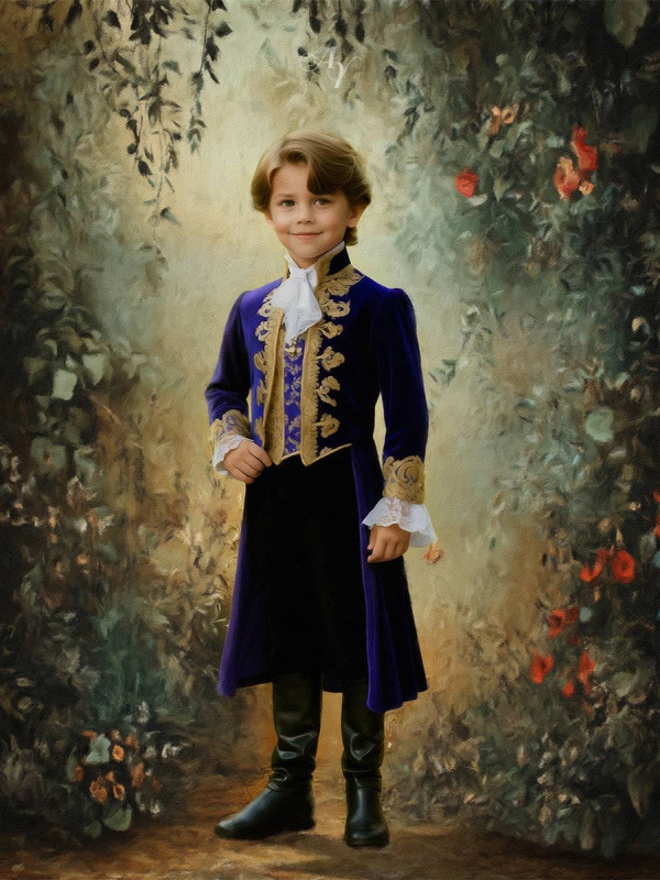 Child Prince Fantasy Customized Photo Paintings