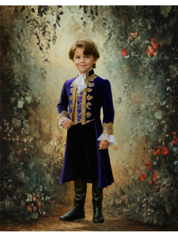 Child Prince Fantasy Customized Photo Paintings