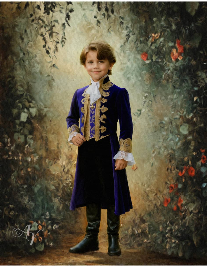 Child Prince Fantasy Customized Photo Paintings Child Prince Fantasy Customized Photo Paintings