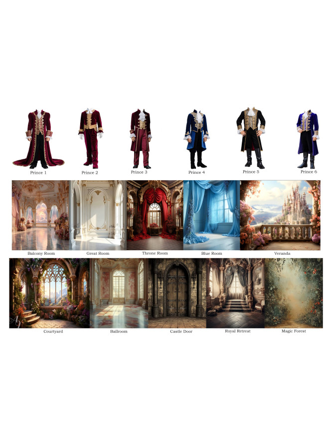 Child Prince Fantasy Customized Photo Paintings