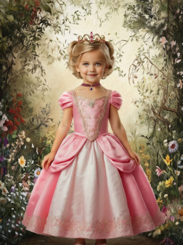 Child Princess Fairytale Customized Photo Paintings