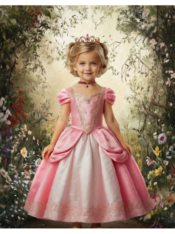 Child Princess Fairytale Customized Photo Paintings