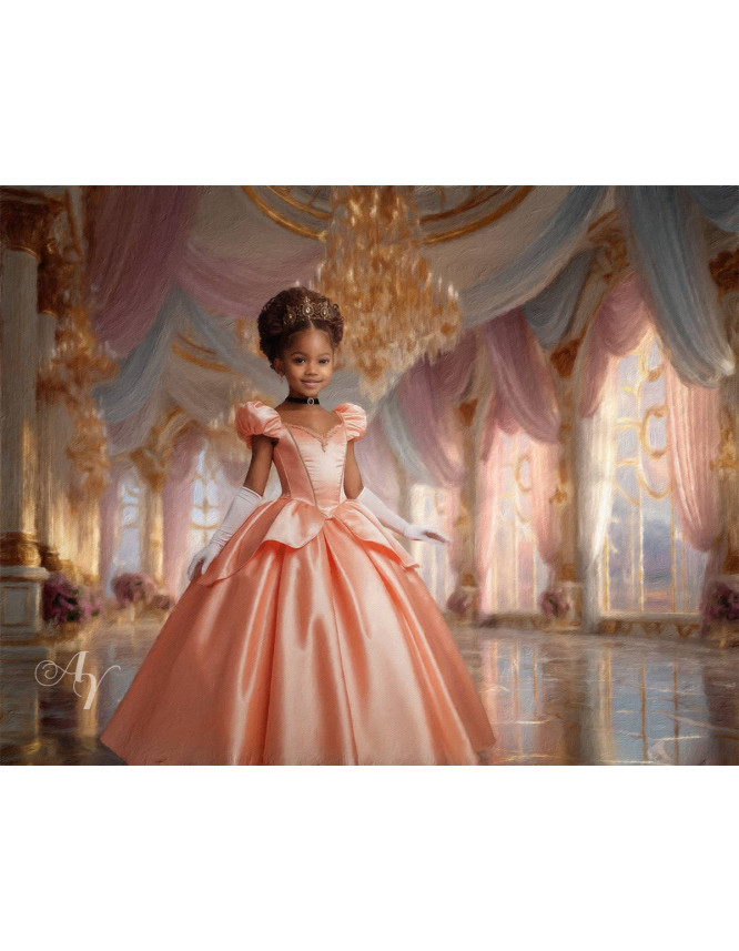 Child Princess Fairytale Customized Photo Paintings Child Princess Fairytale Customized Photo Paintings