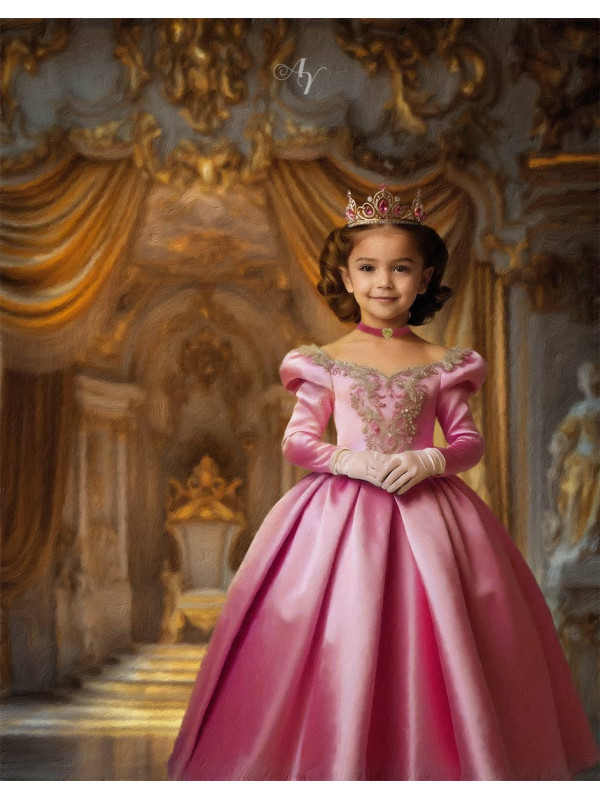 Child Queen Fairytale Customized Photo Paintings