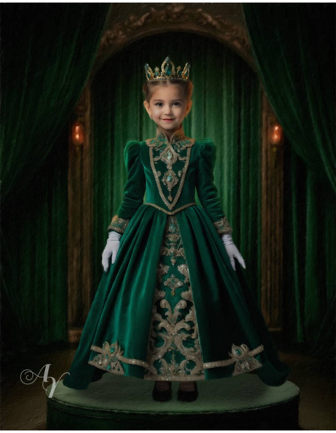 Child Queen Fairytale Customized Photo Paintings Child Queen Fairytale Customized Photo Paintings