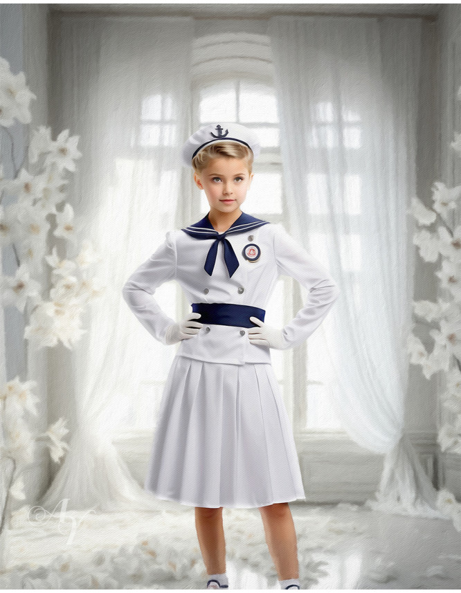 Child Military Customized Photo Painting - Boys and Girls