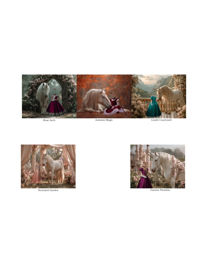 Child Princess - Unicorn Customized Photo Paintings Child Princess - Unicorn Customized Photo Paintings