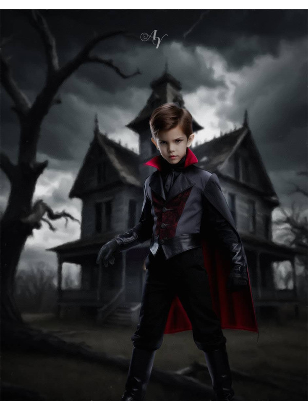 Child Vampire Fantasy Customized Photo Paintings