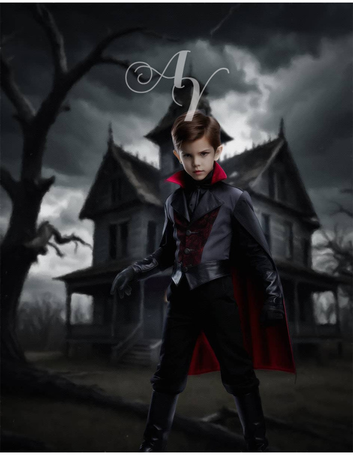 Child Vampire Fantasy Customized Photo Paintings Child Vampire Fantasy Customized Photo Paintings