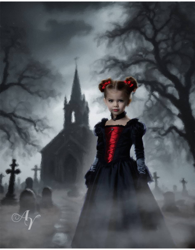 Child Vampire Fantasy Customized Photo Paintings Child Vampire Fantasy Customized Photo Paintings