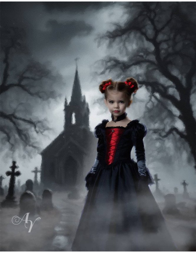 Child Vampire Fantasy Customized Photo Paintings Child Vampire Fantasy Customized Photo Paintings