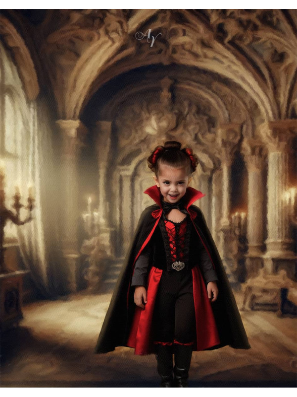 Child Vampire Fantasy Customized Photo Paintings