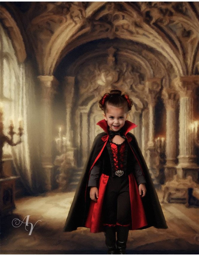 Child Vampire Fantasy Customized Photo Paintings Child Vampire Fantasy Customized Photo Paintings