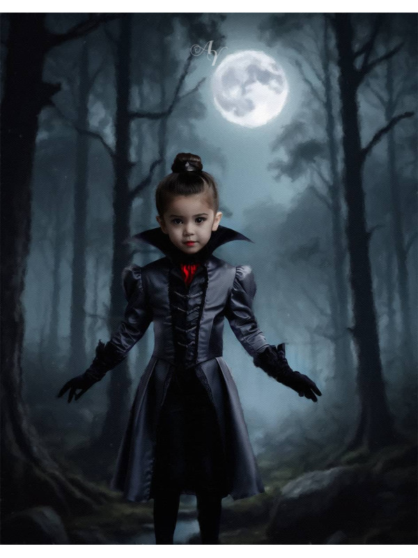Child Vampire Fantasy Customized Photo Paintings