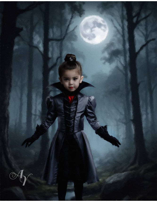 Child Vampire Fantasy Customized Photo Paintings Child Vampire Fantasy Customized Photo Paintings