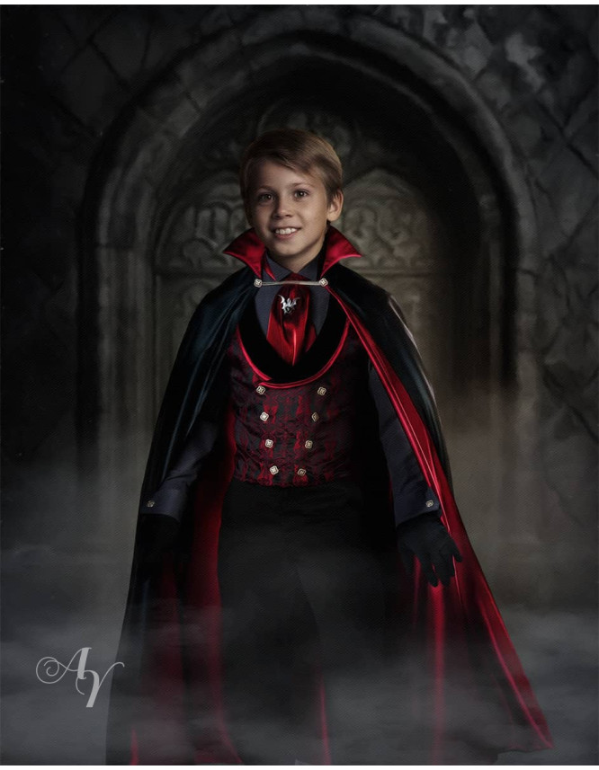 Child Vampire Fantasy Customized Photo Paintings Child Vampire Fantasy Customized Photo Paintings