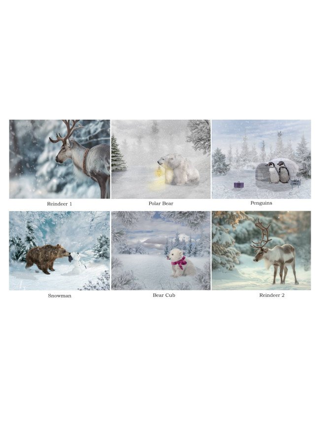 Child Winter - Holiday Customized Photo Paintings Child Winter - Holiday Customized Photo Paintings