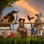 Child Farmer Cowgirl - Cowboy Customized Photo Paintings