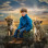 Child and Lion Cubs Customized Photo Paintings