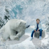 Child and Polar Bear Custom Portrait Paintings