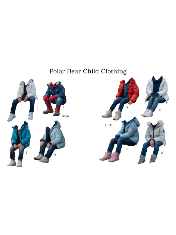 Child with Polar Bear Customized Photo Paintings