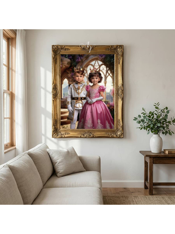 Child Queen Fairytale Customized Photo Paintings