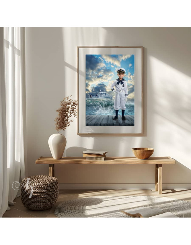 Child Military Customized Photo Painting - Boys and Girls Child Military Customized Photo Painting - Boys and Girls